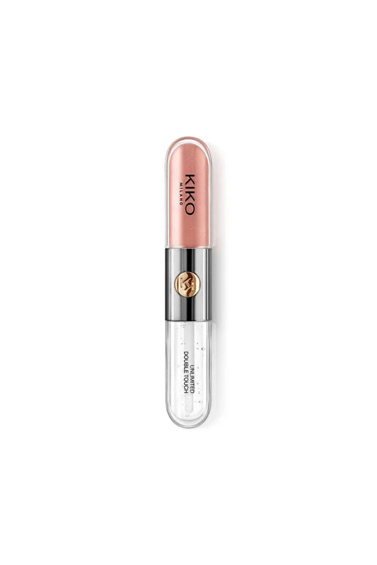 KIKO Likit Ruj - Unlimited Double Touch 102 Satin Rosy Beige 6 ml 8025272623308