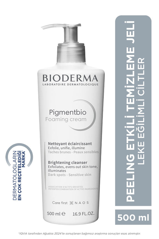 Bioderma Pigmentbio Foaming Cream Aydınlatıcı Peeling Etkili Yıkama Jeli Yüz Ve Vücut 500 ml
