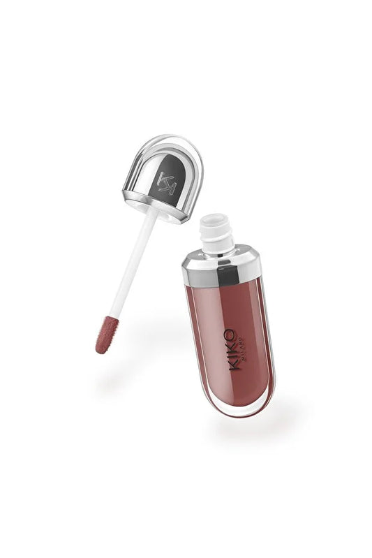 KIKO Dudak Parlatıcısı - 3D Hydra Lip Gloss - 21 Brun Rose - Besleyici ve Nemlendirici