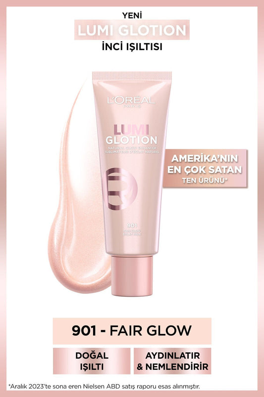 L'Oreal Paris Glotion All-In-One Doğal Işıltı 901 - Fair Glow 40 ml