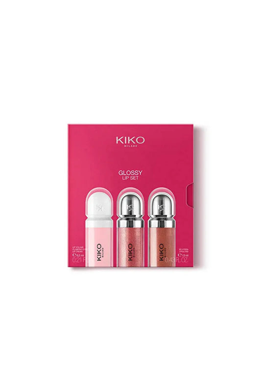 KIKO Glossy Lip Set - Dudak Parlatıcısı Seti
